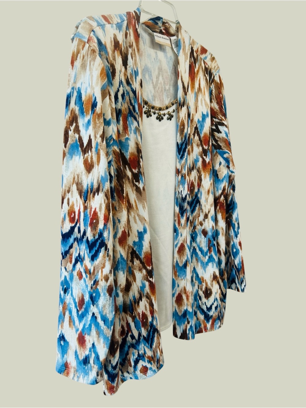 Alfred Dunner Layered Faux Twinset Top. - Picture 4 of 8
